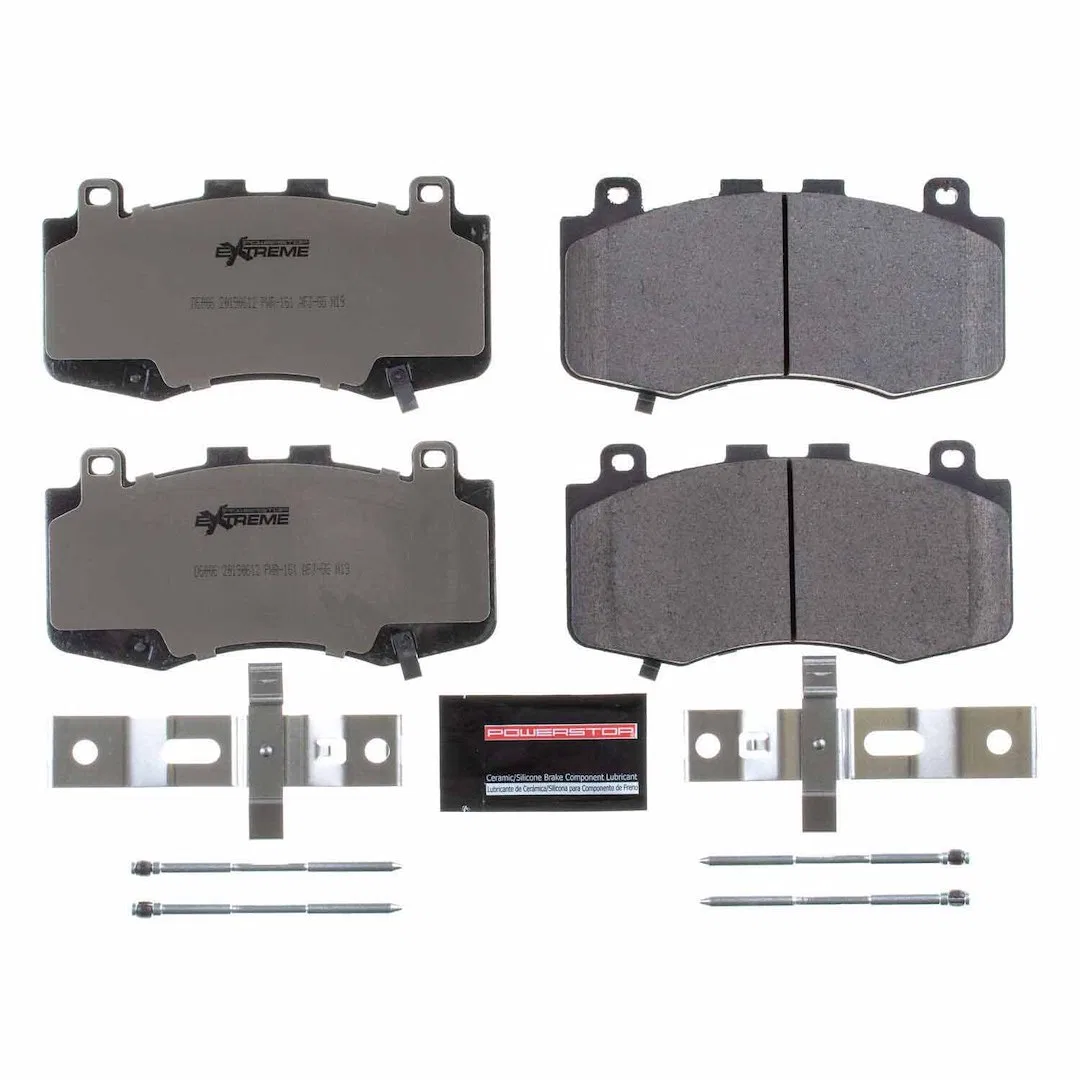 Z26-6006 – POWERSTOP Brake Pad, FMSI Number D6006 Carbon-Fiber Ceramic Set Of 4 With Hardware